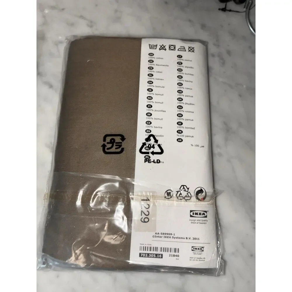 IKEA GASPA Pillowcase GÄSPA Square Pillow Euro Sham 26 x 26